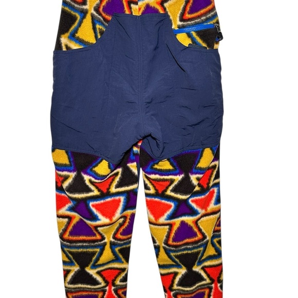 Patagonia Synchilla Patch Aztec Fleece Pants Size Small Soft Skiing Resort - Picture 2 of 4